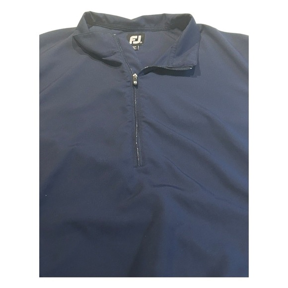 Foot Joy Vest Mens Large Golf Rain Windshirt Windbreaker Jacket 1/4 Zip - Picture 2 of 4